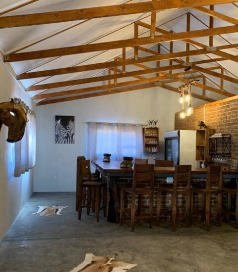 bar area of claassens safaris