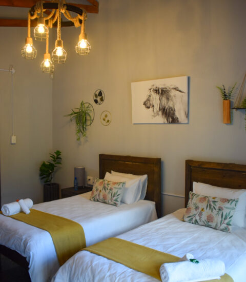 single beds at claassens safaris