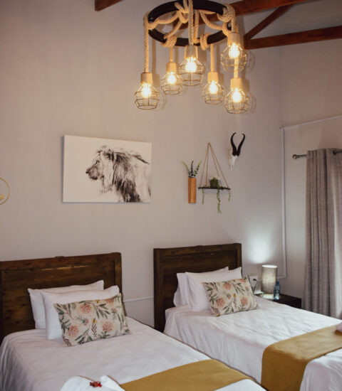 single beds at claassens safaris