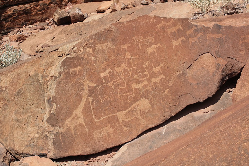 Kalahari’s Ancient Trade Routes illustrated by the San rock art found near them